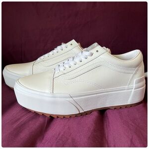 Vans Old Skool Stacked Shoe White Sneakers